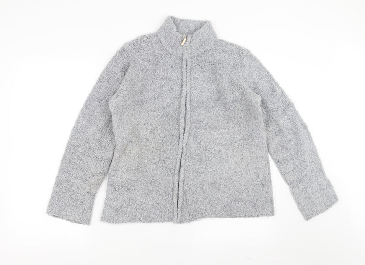 EWM Womens Grey   Full Zip Jumper Size M