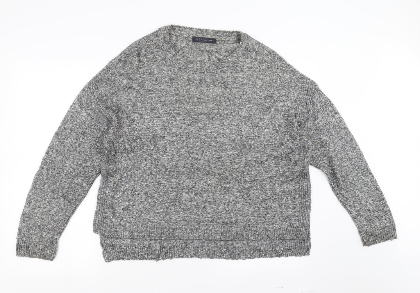 Marks and Spencer Womens Grey   Pullover Jumper Size L