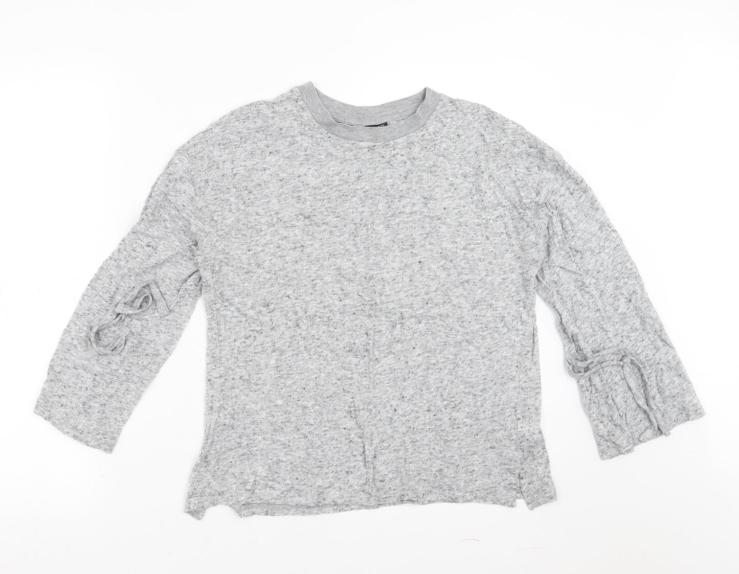 Topshop Womens Grey   Basic T-Shirt Size 10