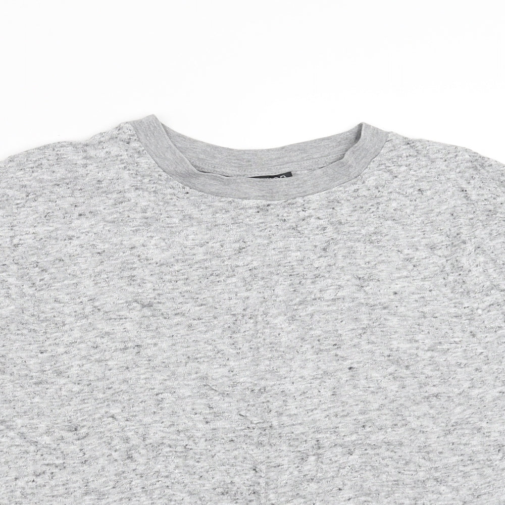 Topshop Womens Grey   Basic T-Shirt Size 10