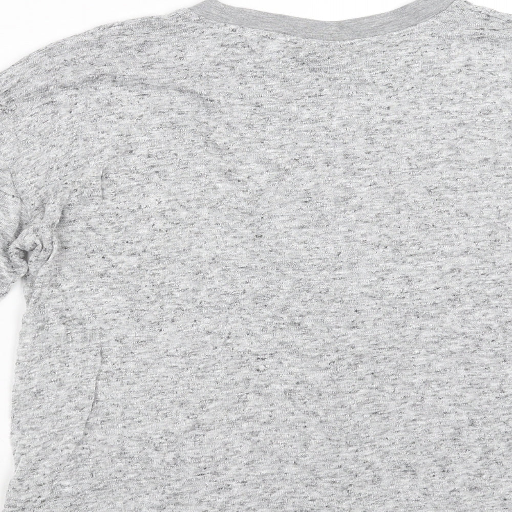 Topshop Womens Grey   Basic T-Shirt Size 10