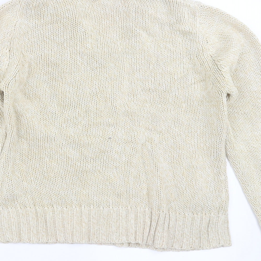 EWM Womens Beige   Pullover Jumper Size S