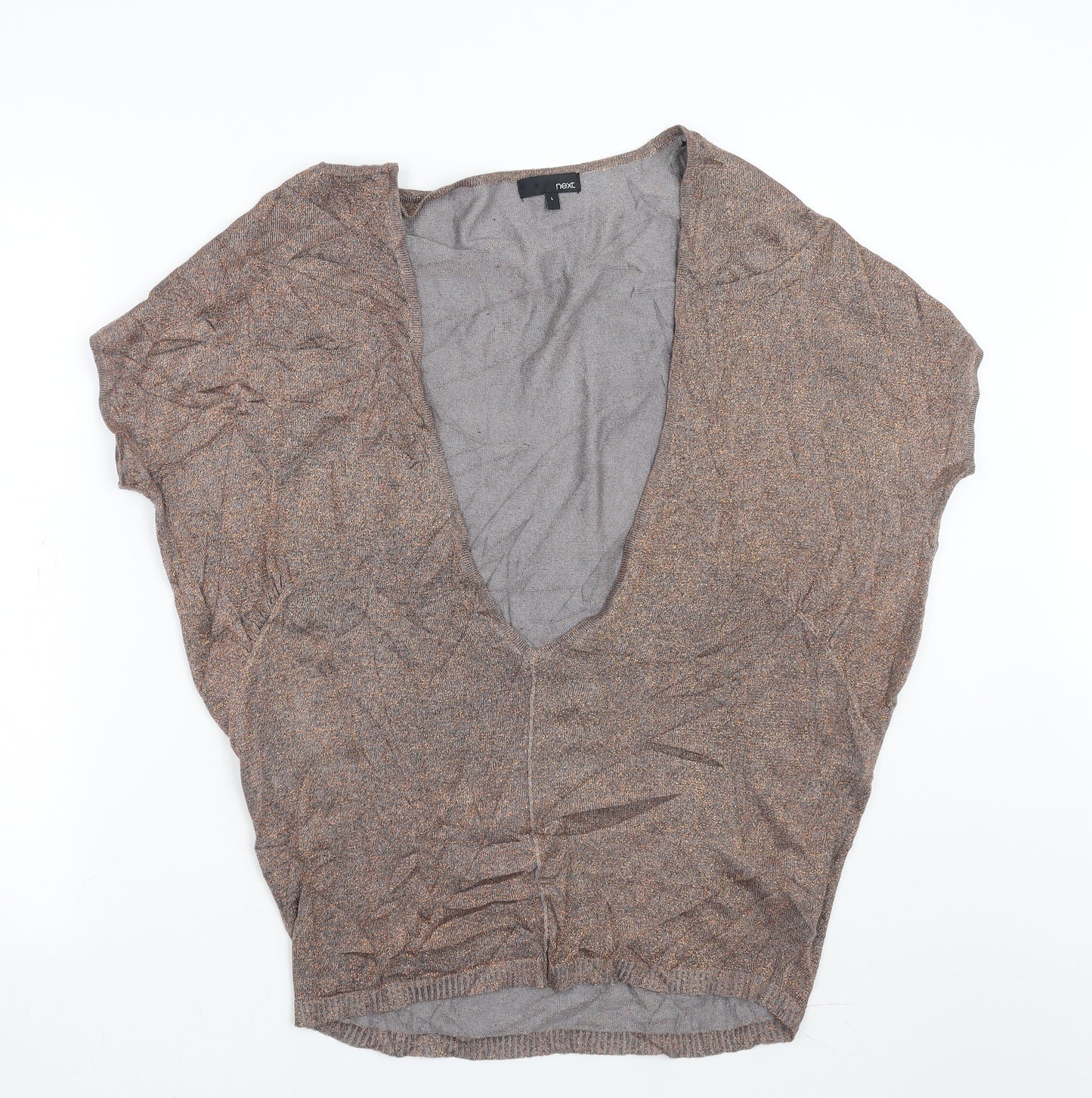 NEXT Womens Brown   Pullover Jumper Size L  - bronze colour