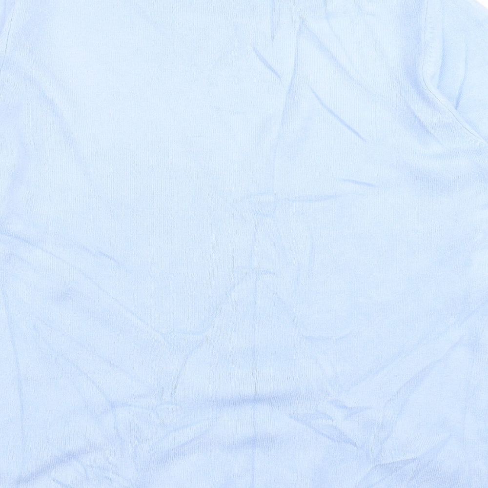 Preworn Womens Blue Geometric  Pullover Jumper Size 2XL