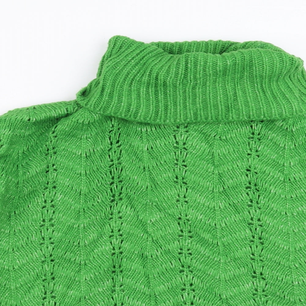 Matalan Womens Green   Pullover Jumper Size XL  - open knit