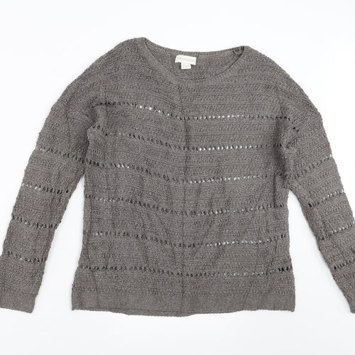 Monsoon Womens Grey   Pullover Jumper Size 10