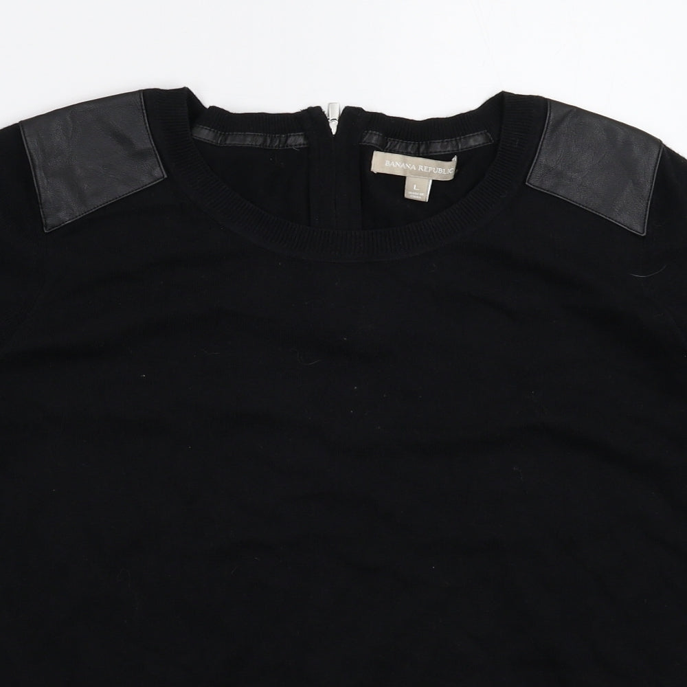 Banana Republic Womens Black  Knit Pullover Jumper Size L