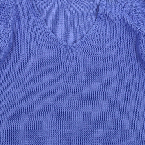 Preworn Womens Blue  Knit Pullover Jumper Size M