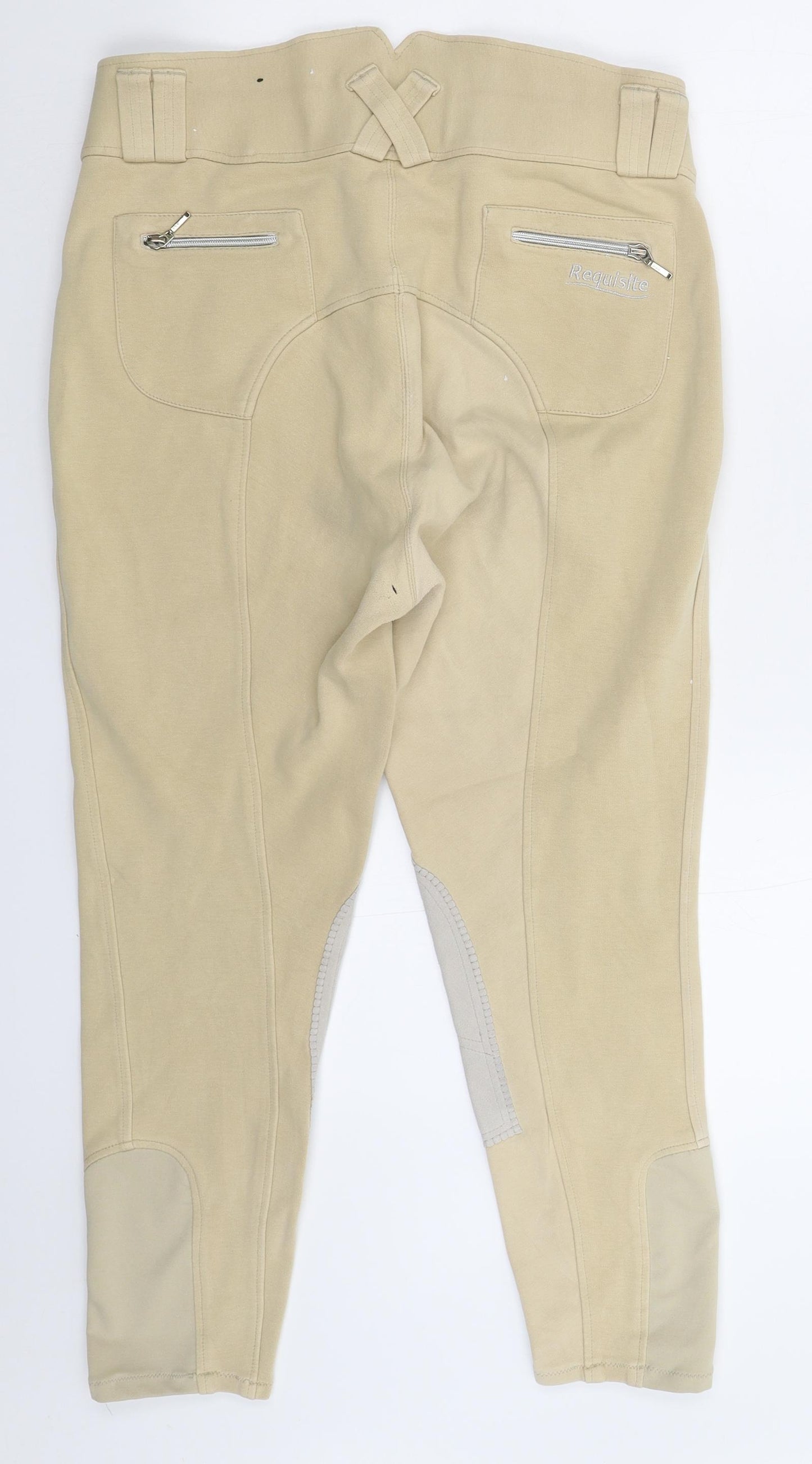 Requisite Womens Beige   Cropped Trousers Size 18 L23 in