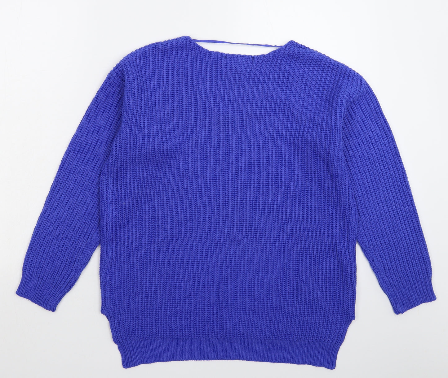 Primark Womens Blue  Knit Pullover Jumper Size 12