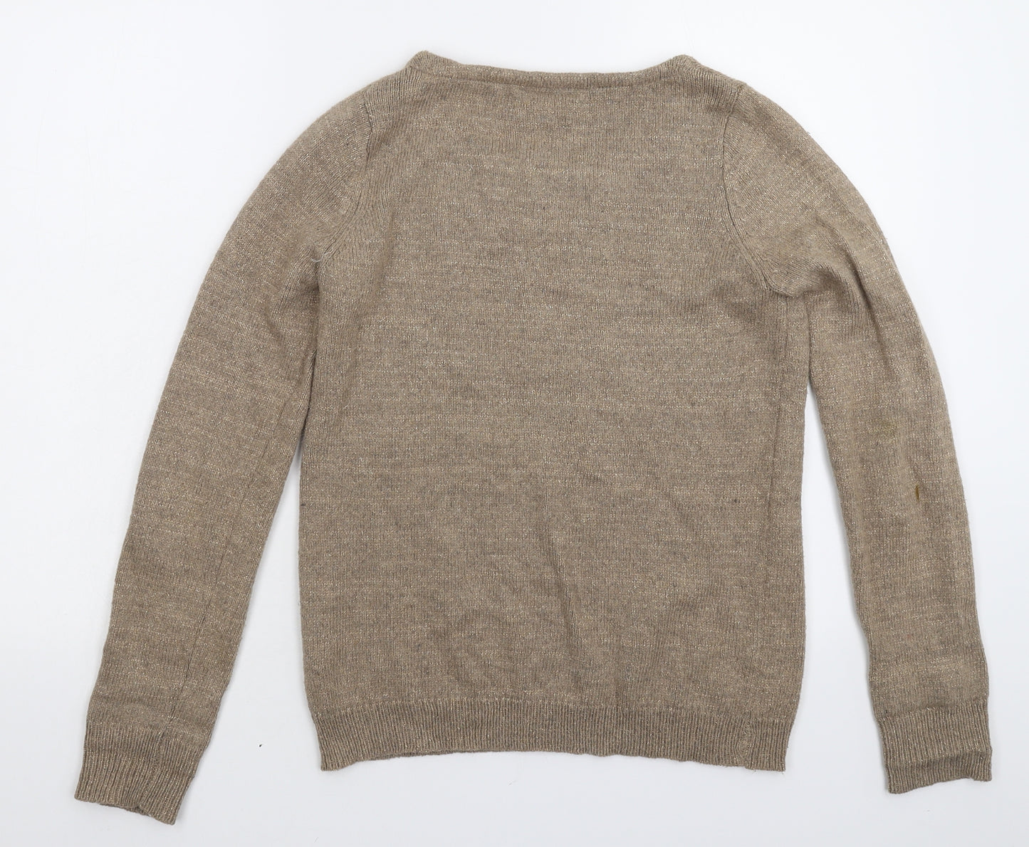 Miss Selfridge Womens Grey  Knit Pullover Jumper Size 8