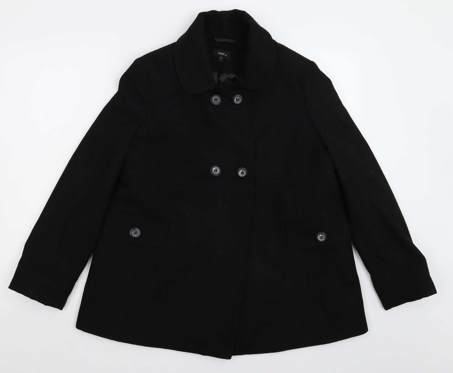 NEXT Womens Black   Jacket Coat Size 10