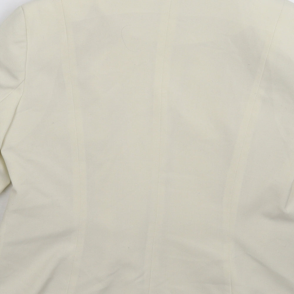 New Look Womens White   Jacket Blazer Size 12
