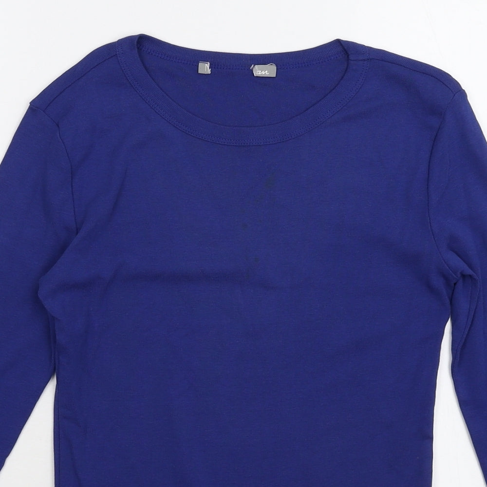 Marks and Spencer Womens Blue   Basic T-Shirt Size S