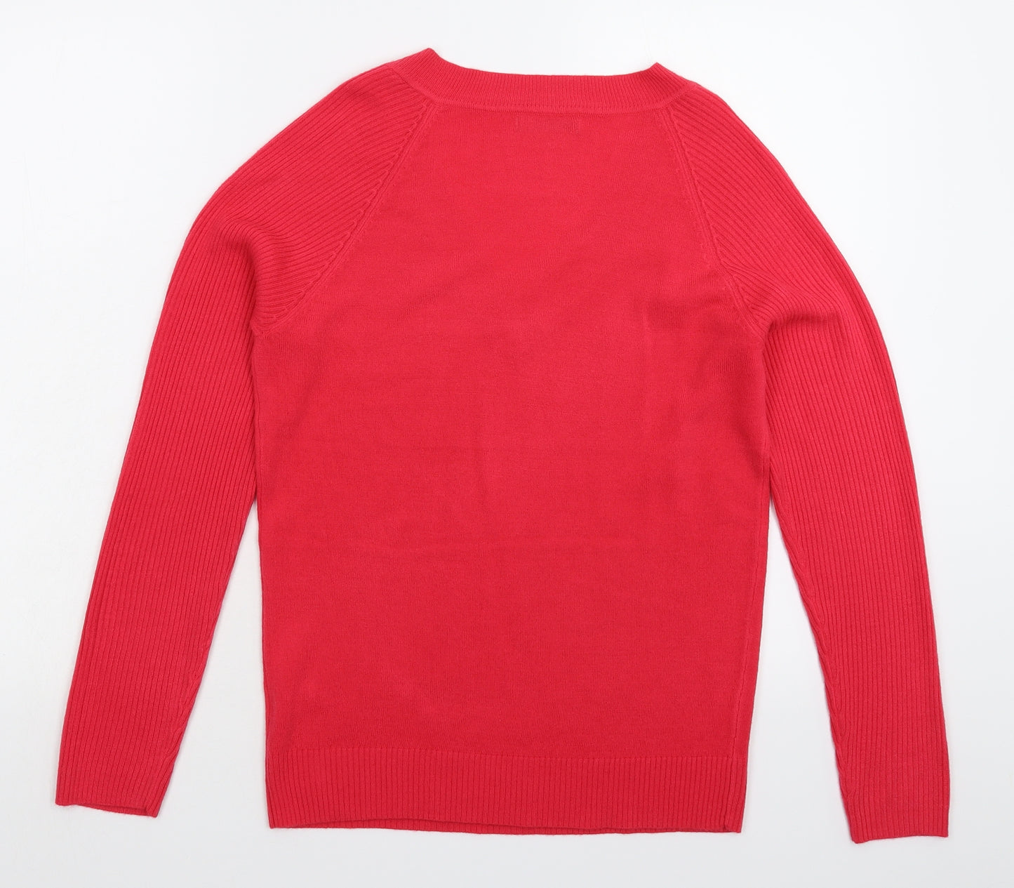 TU Womens Pink  Knit Pullover Jumper Size 10