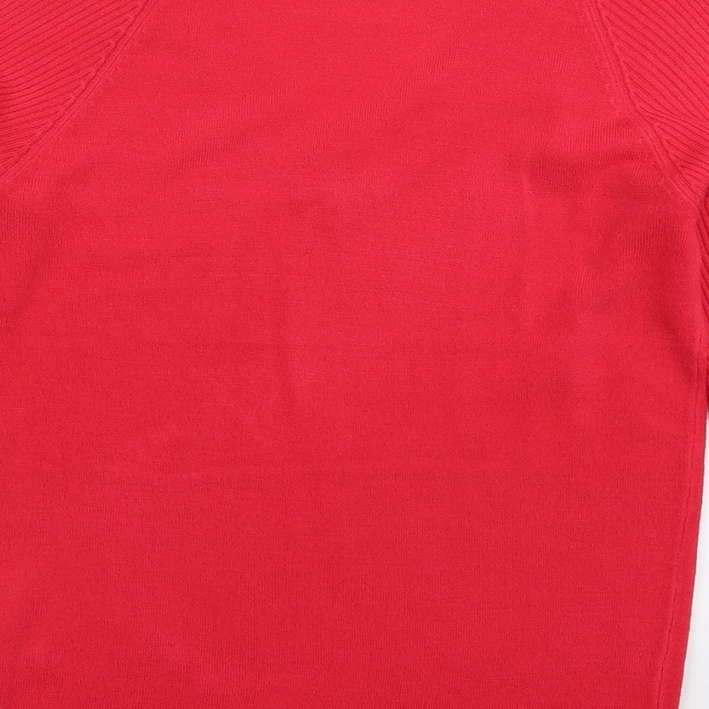 TU Womens Pink  Knit Pullover Jumper Size 10