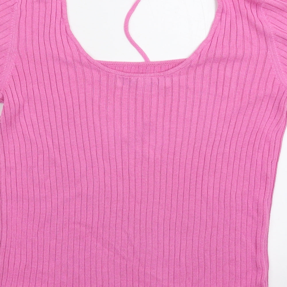 NEXT Womens Pink  Knit Pullover Jumper Size 12