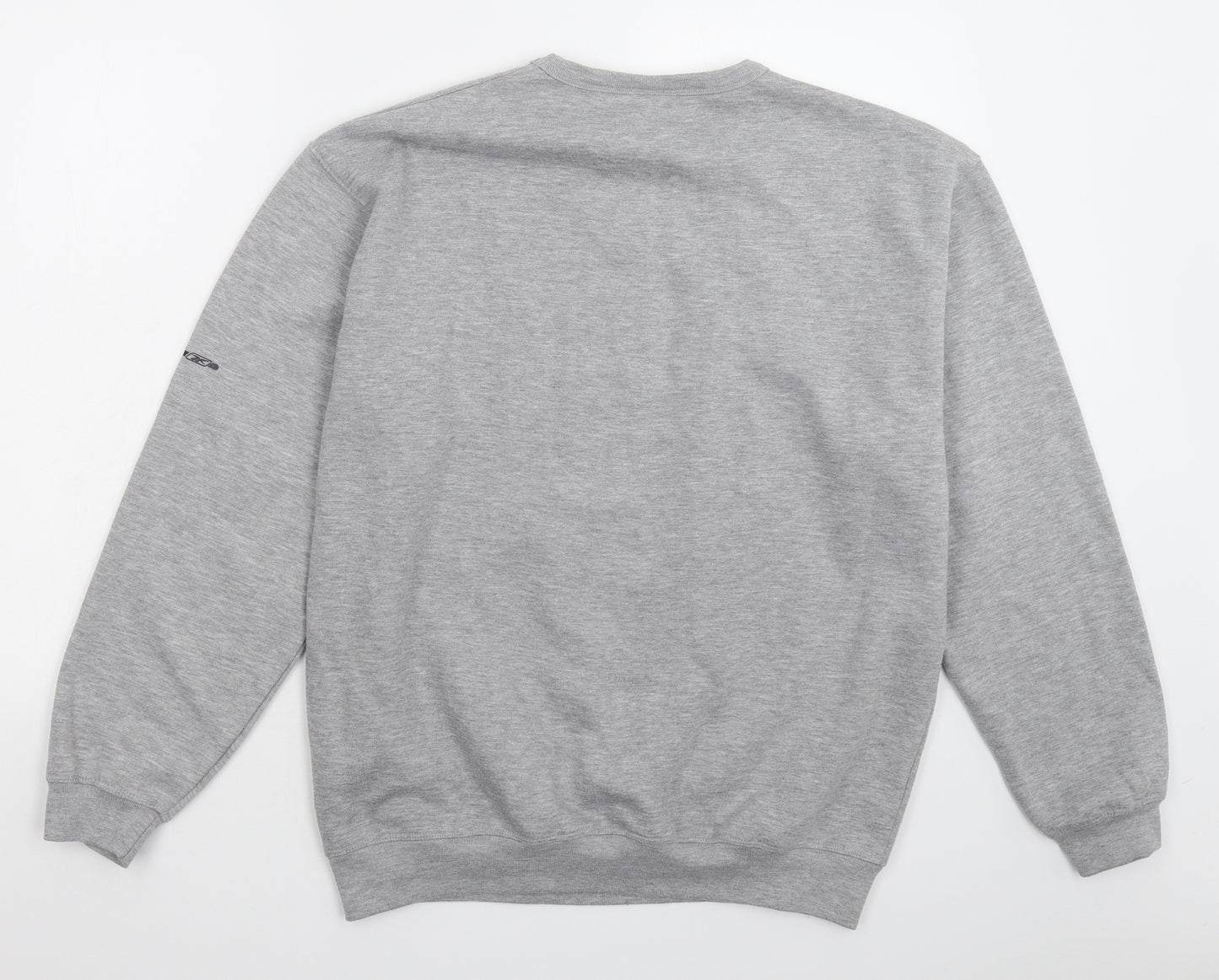Reebok Mens Grey   Pullover Sweatshirt Size S  - Oversized