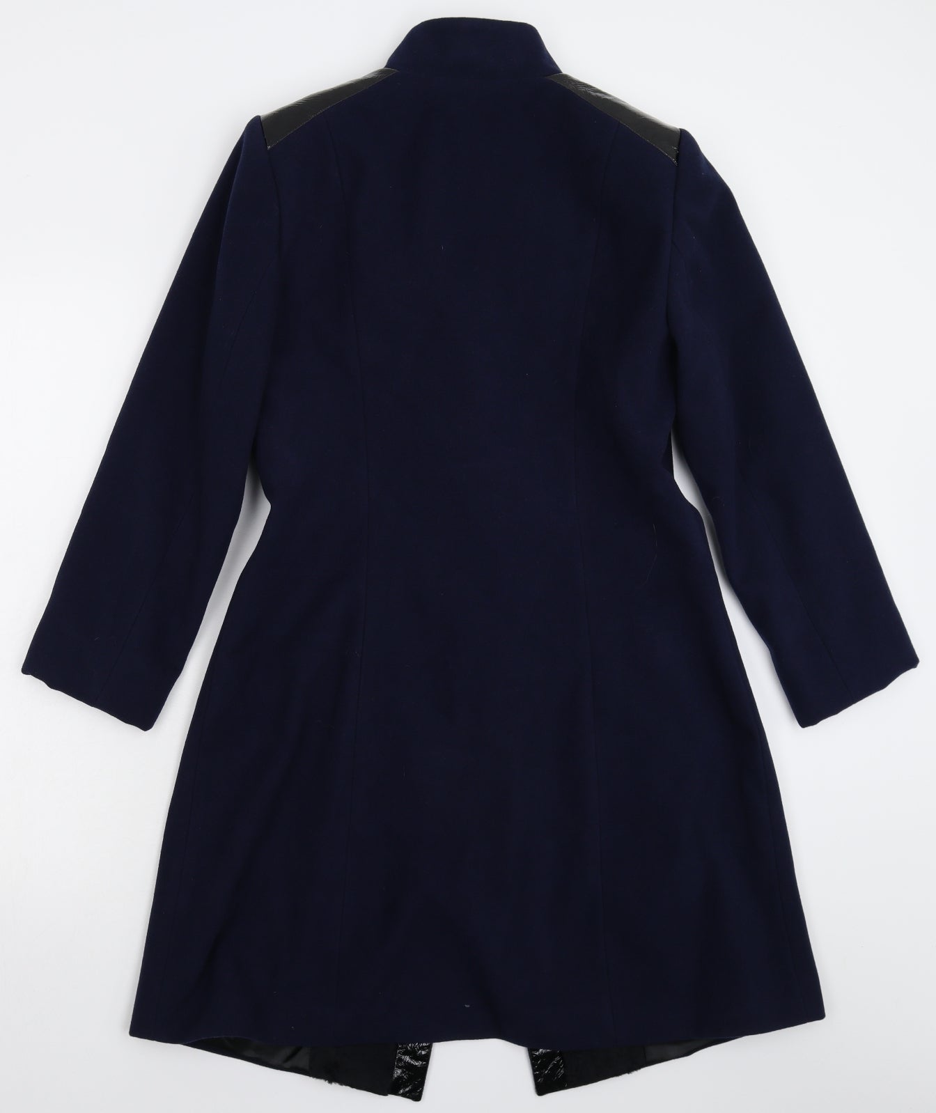 Marks and Spencer Womens Blue   Pea Coat Coat Size 12