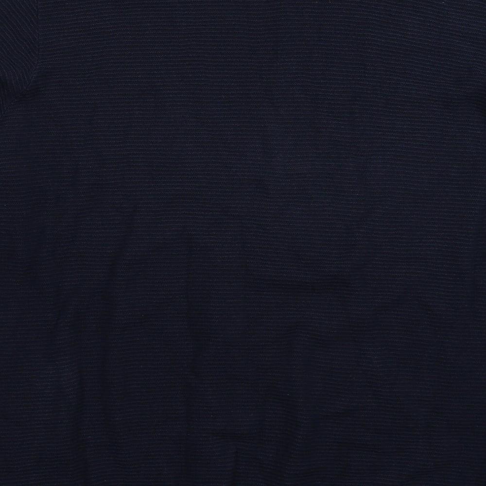 Easy Mens Blue  Knit Pullover Jumper Size XL