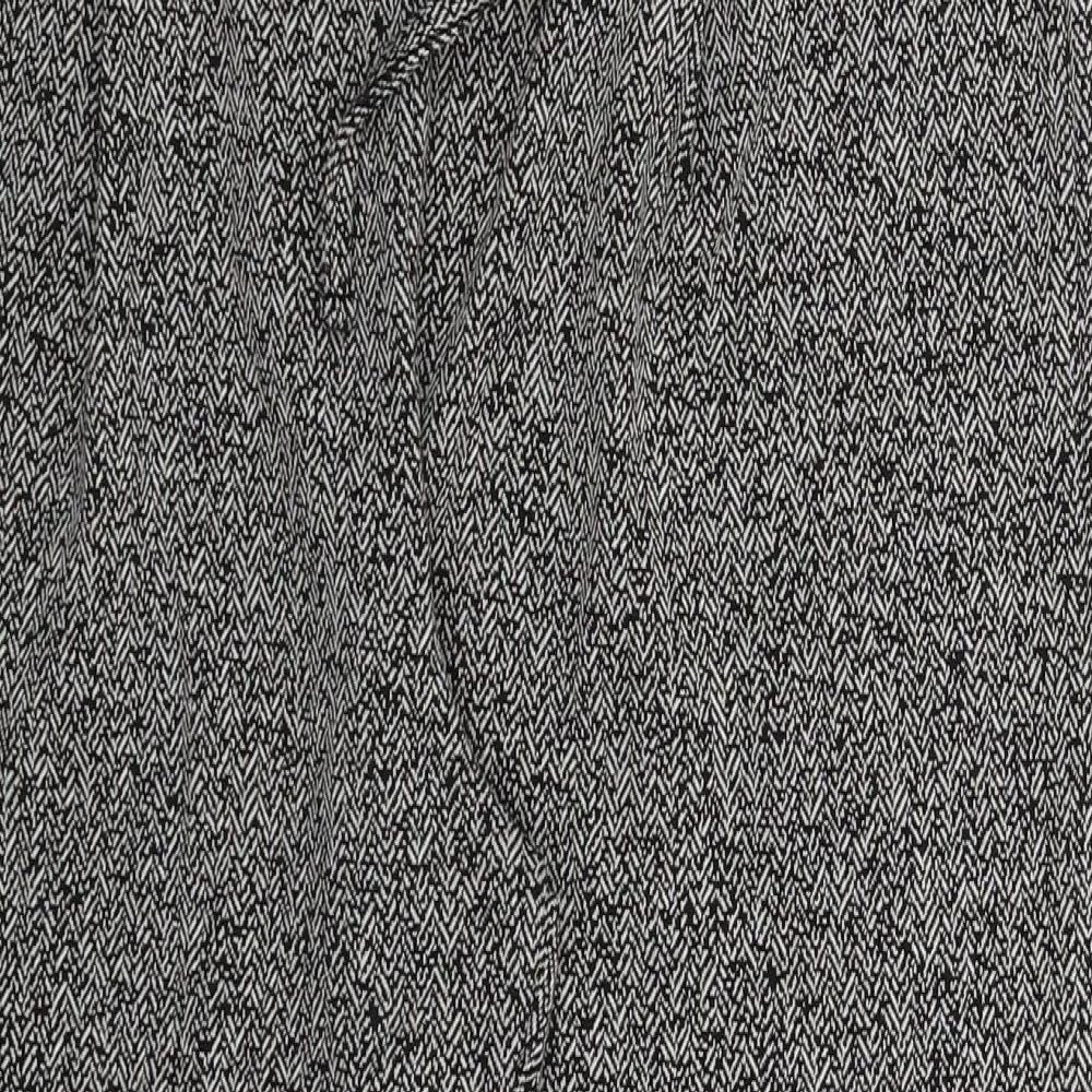 George Womens Grey Herringbone  Trousers  Size 14 L24 in