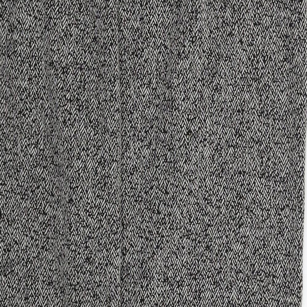 George Womens Grey Herringbone  Trousers  Size 14 L24 in