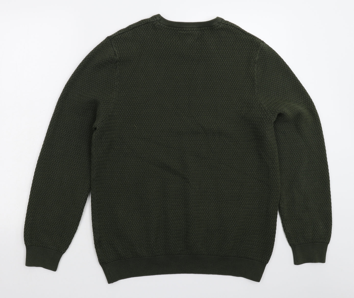 Marks and Spencer Mens Green  Knit Pullover Jumper Size M