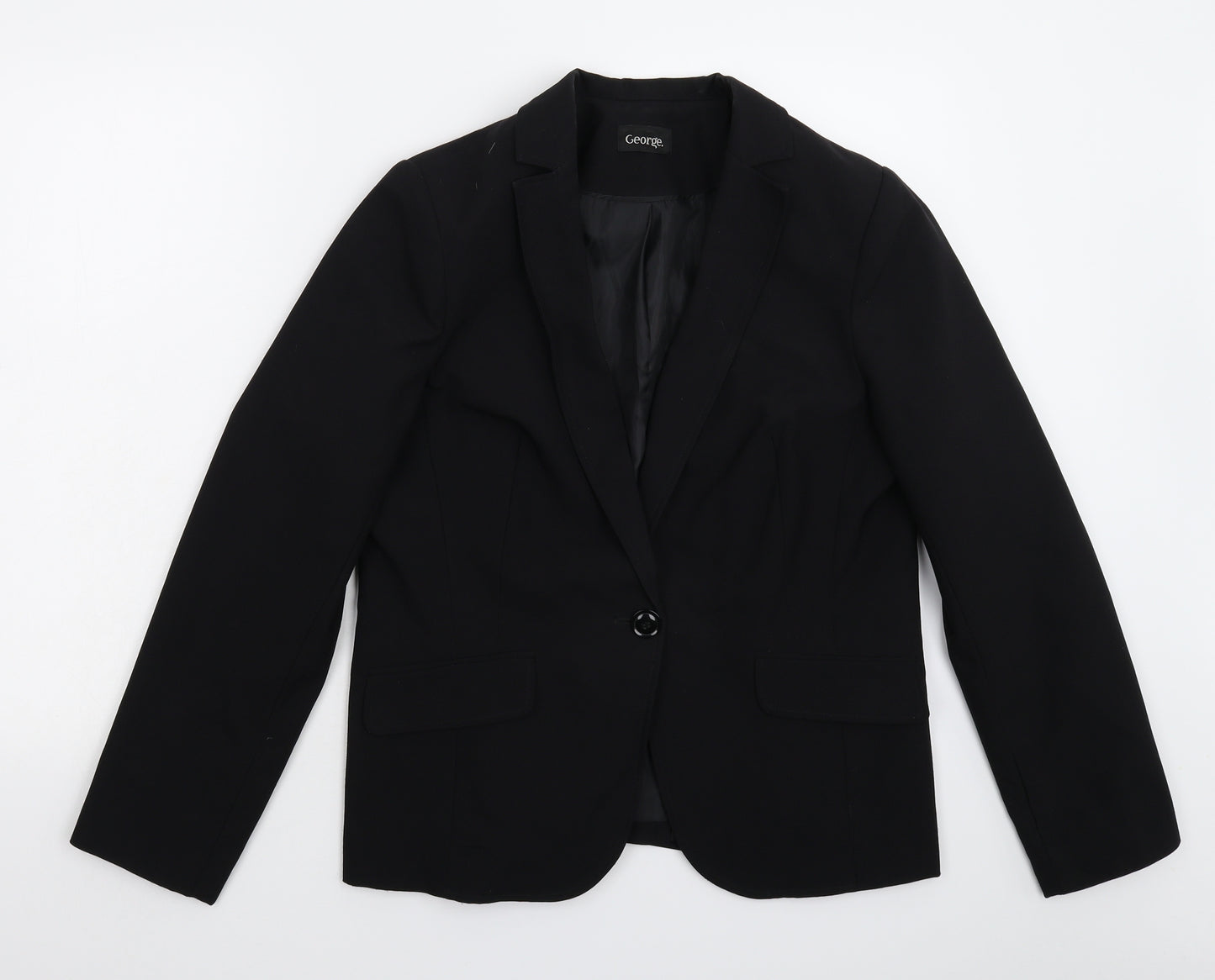 George Womens Black   Jacket Suit Jacket Size 14