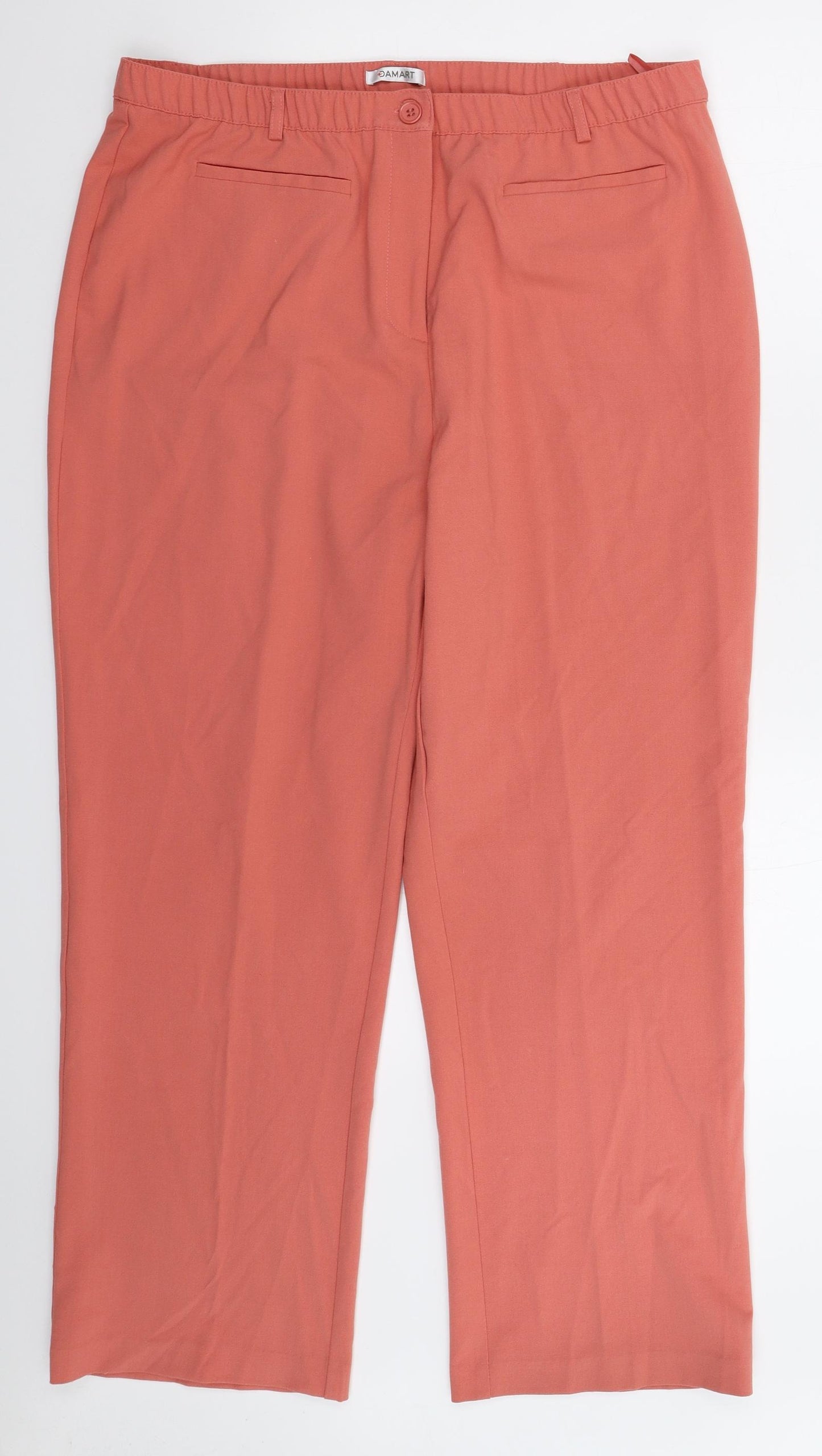 Damart Womens Pink   Trousers  Size 20 L29 in