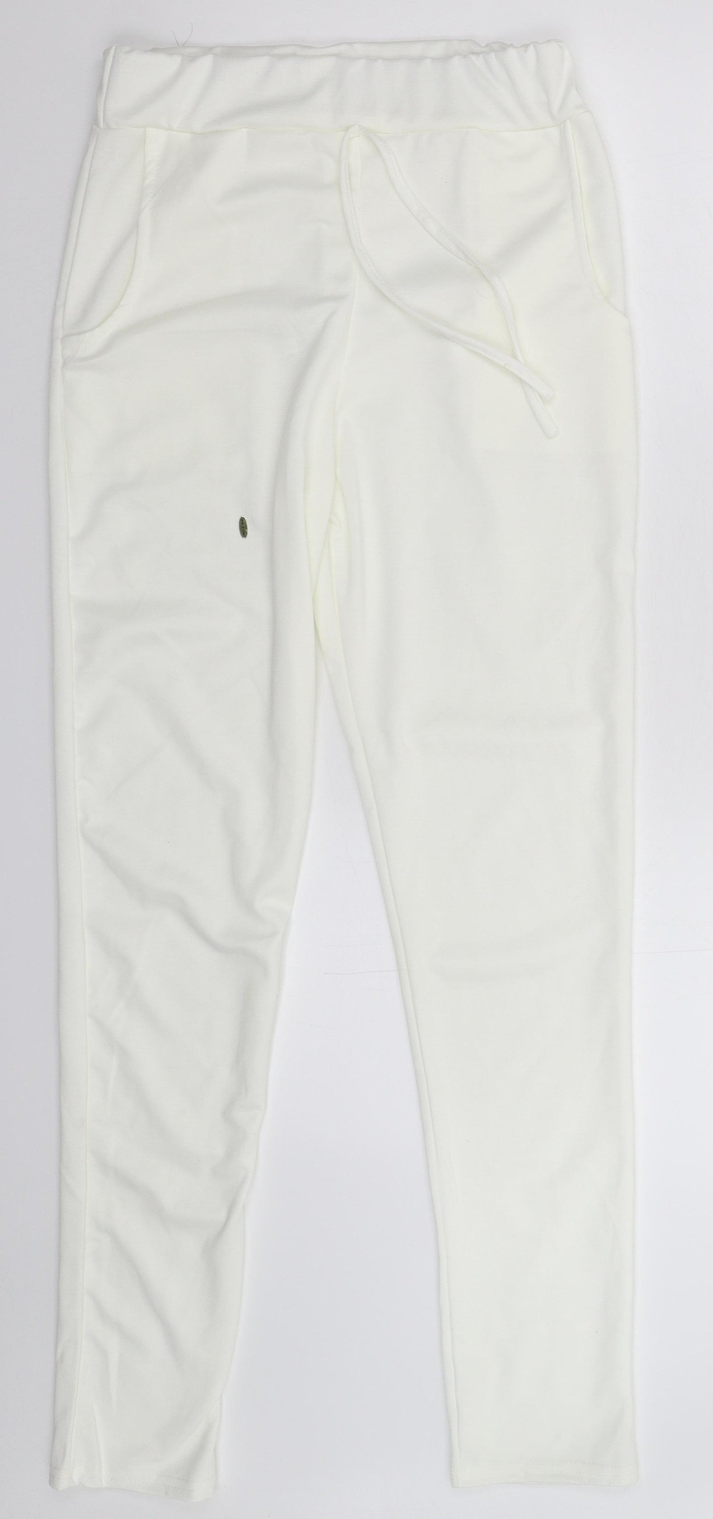 Preworn Womens White   Trousers  Size L L31 in