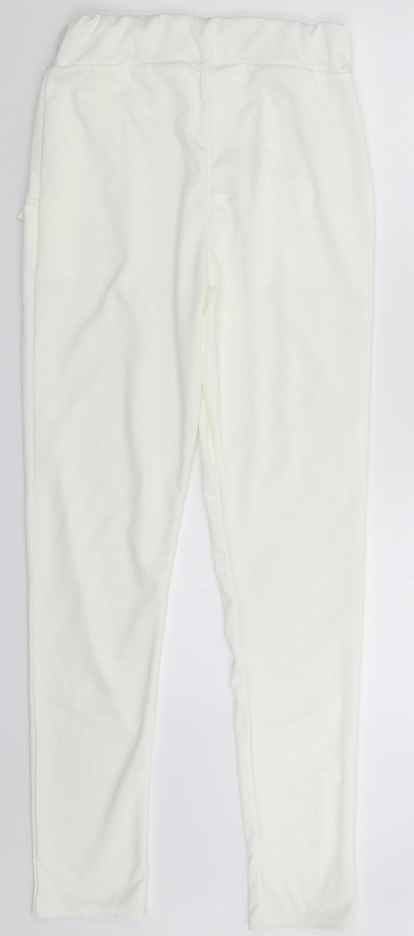 Preworn Womens White   Trousers  Size L L31 in