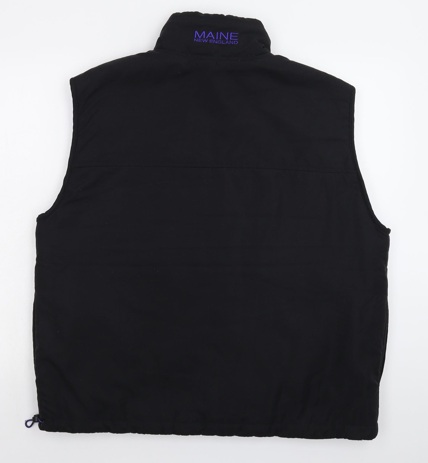 Maine Mens Black   Gilet Jacket Size L