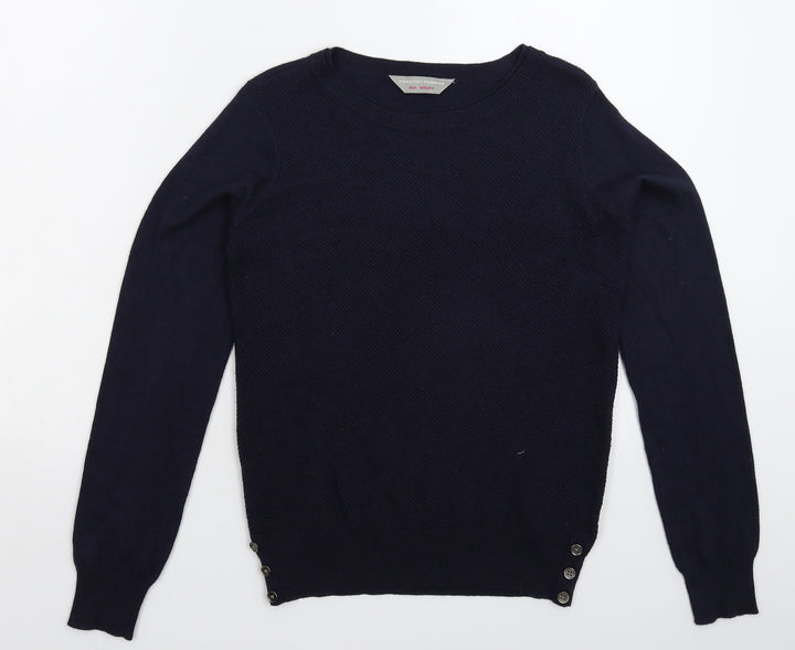 Dorothy Perkins Womens Blue  Knit Pullover Jumper Size 8