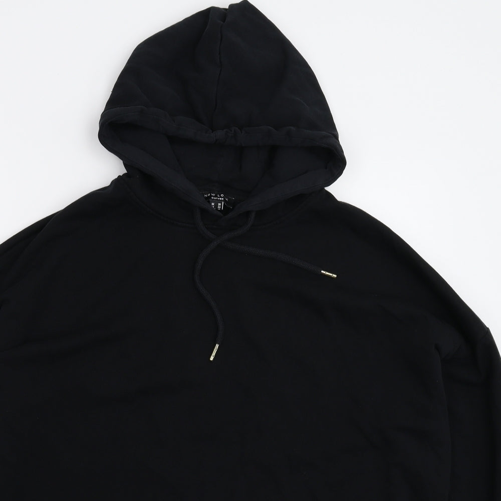 New Look Womens Black   Pullover Hoodie Size 20