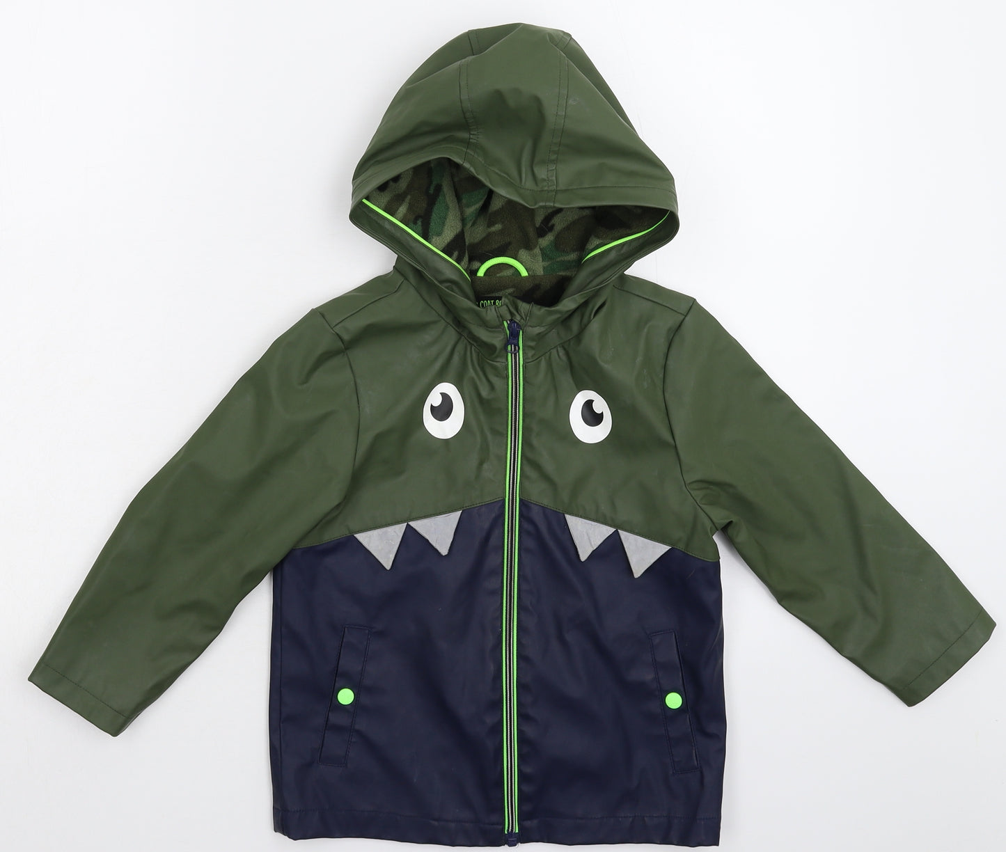 F&F Boys Multicoloured   Rain Coat Coat Size 4-5 Years