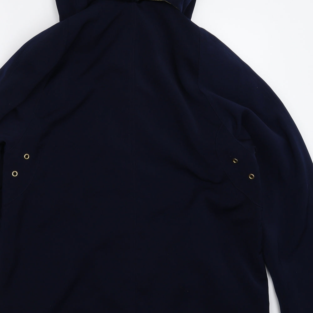 David Barry Womens Blue   Overcoat Coat Size 16