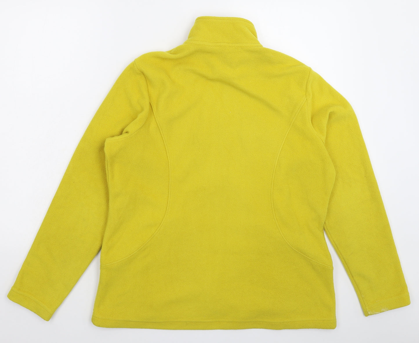 Marks and Spencer Womens Yellow  Fleece Jacket  Size 14