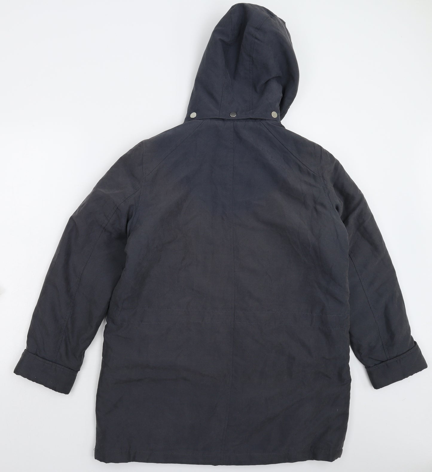 Charmance Womens Grey   Overcoat Coat Size 14