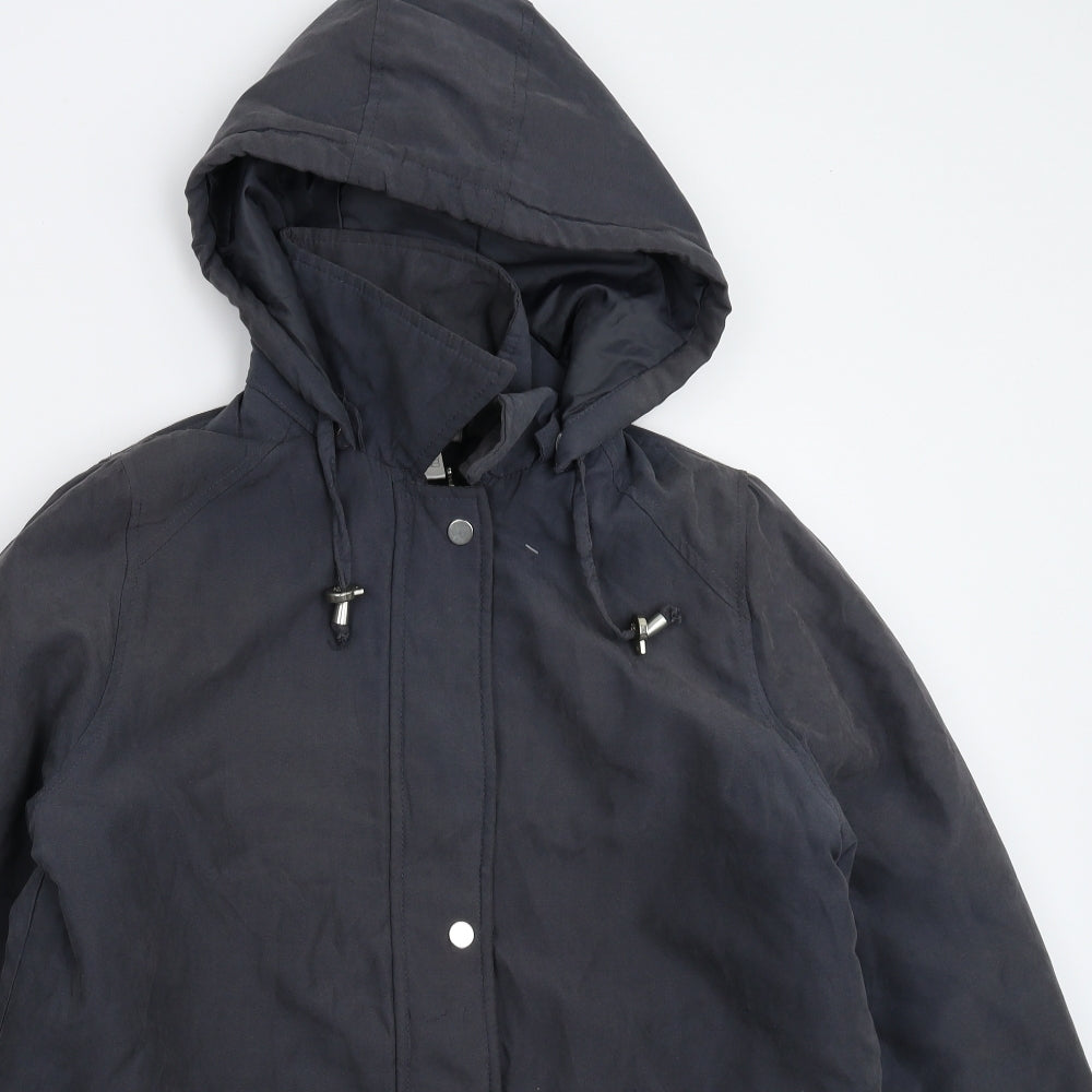 Charmance Womens Grey   Overcoat Coat Size 14