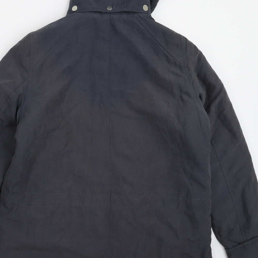 Charmance Womens Grey   Overcoat Coat Size 14