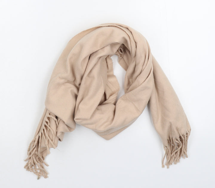 Preworn Womens Beige Knit Scarf