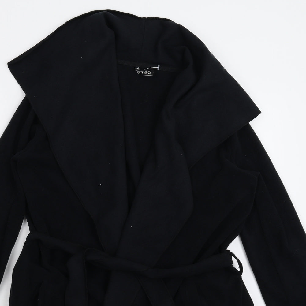 Sublevel Womens Black  Fleece Jacket Coat Size M