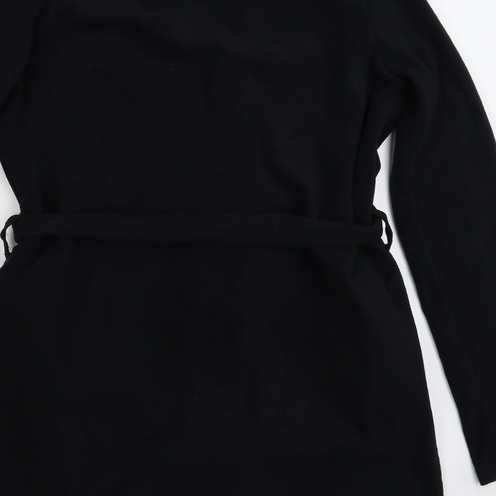 Sublevel Womens Black  Fleece Jacket Coat Size M