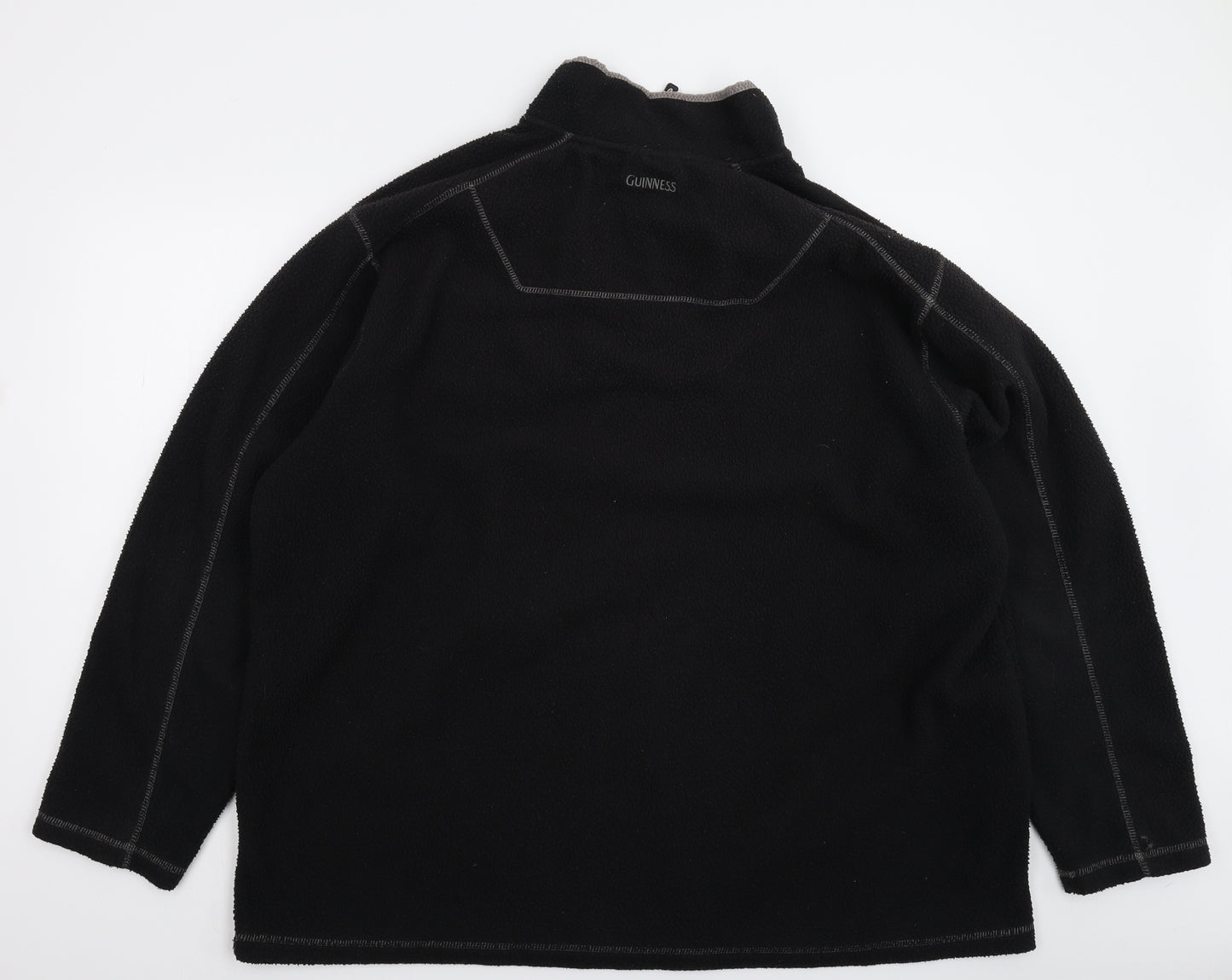 Guinness Mens Black  Fleece Jacket  Size 3XL