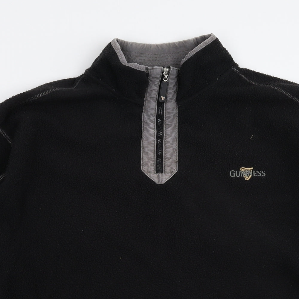 Guinness Mens Black  Fleece Jacket  Size 3XL