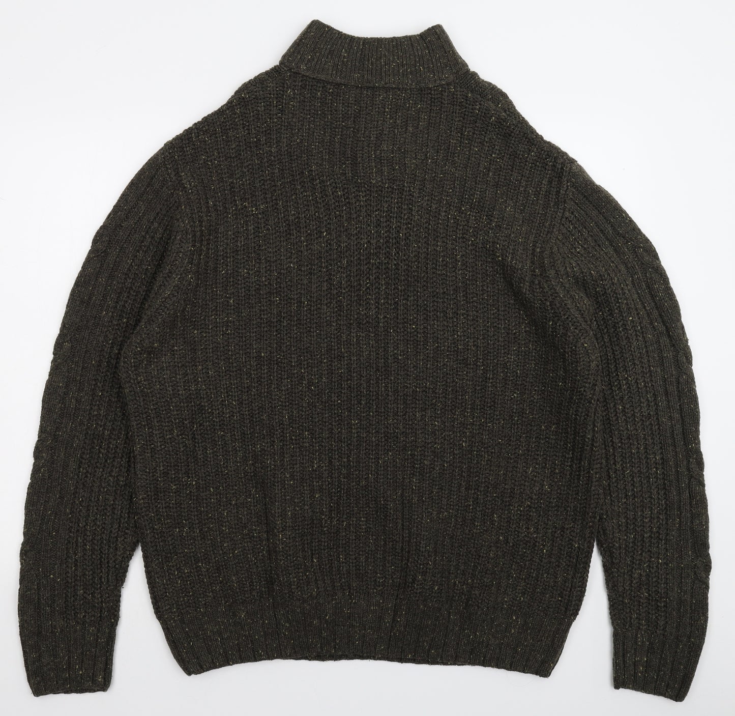 NEXT Mens Grey  Knit Pullover Jumper Size 2XL