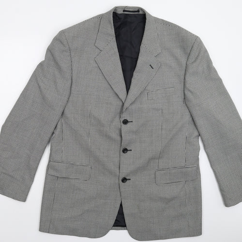 IMC Womens Multicoloured Houndstooth  Jacket Suit Jacket Size 44