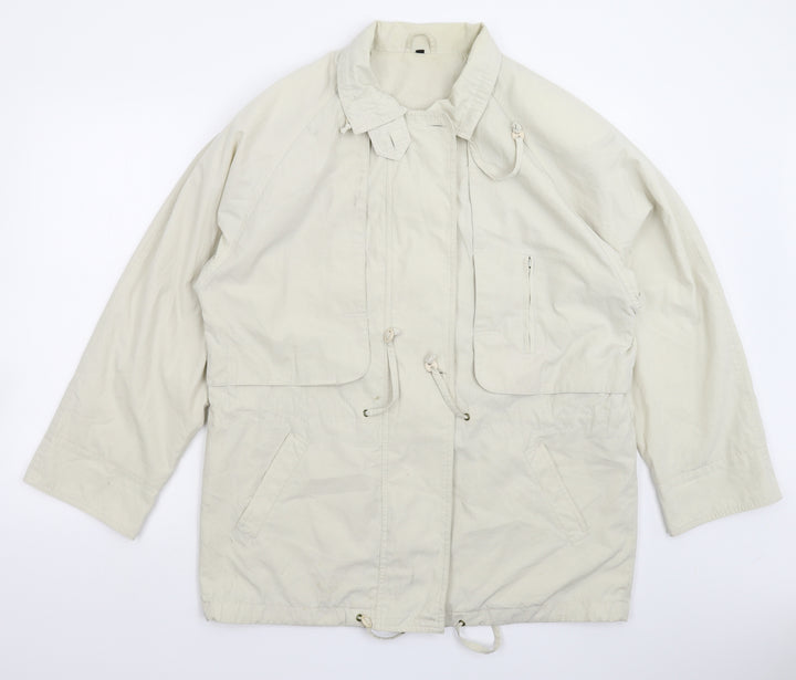 C&A Womens Beige Jacket Coat Size 12