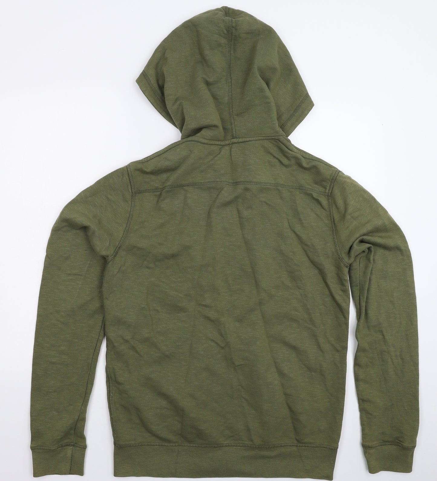 French Connection Mens Green   Full Zip Hoodie Size S