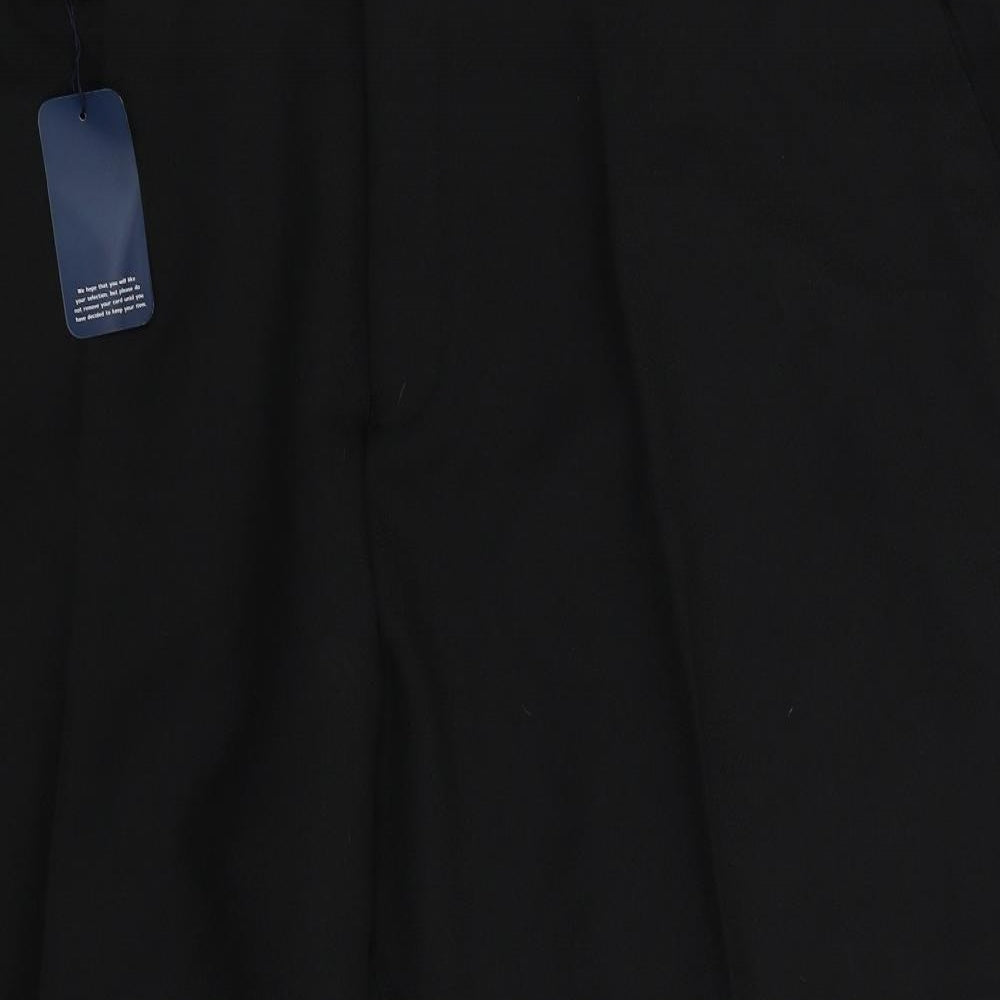 Premier Mens Black   Trousers  Size 50 L29 in